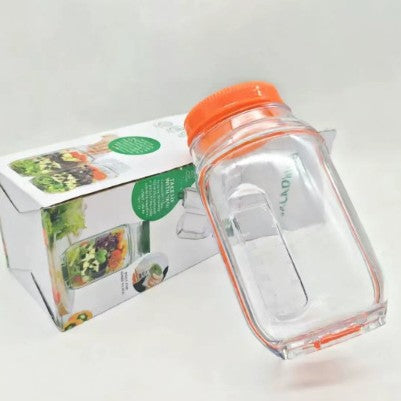 Salad Storage Container with Dressing Pod