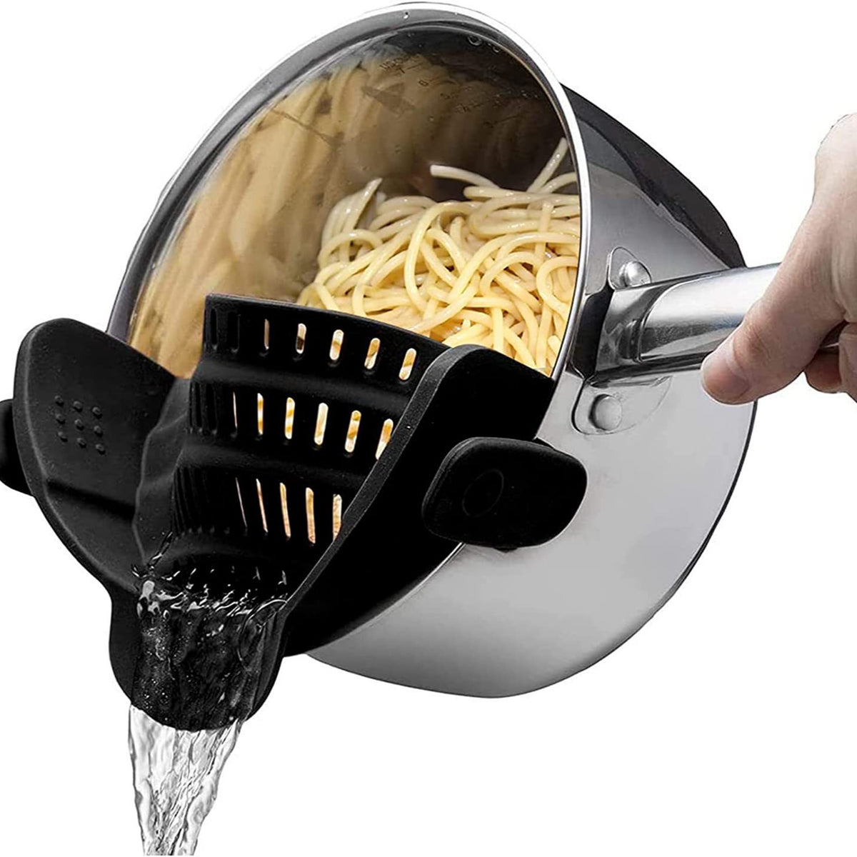 Stainless Steel Pasta Strainer Easy Pot