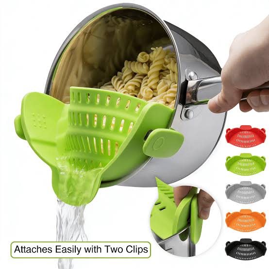 Stainless Steel Pasta Strainer Easy Pot