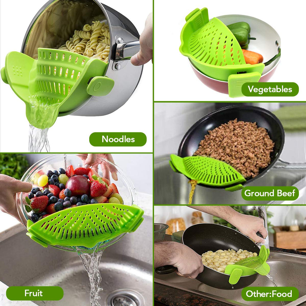Stainless Steel Pasta Strainer Easy Pot